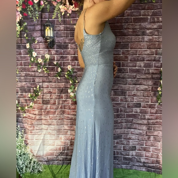 Glitter Drop Dress with Crystal Straps - Picture 3 of 8